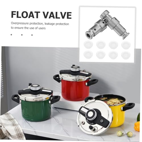 2 piezas de válvulas flotantes de olla a presión, accesorios para olla a presión, suministros de cocina miniatura 3