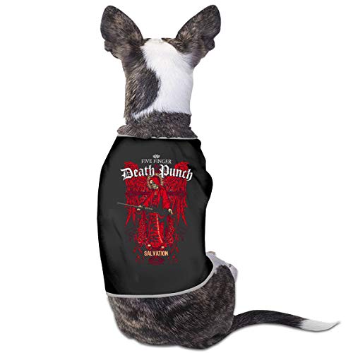 MAFTING Five Finger Death Punch Dog Breathable Vest Harness Clothes Dog Cat Cotton