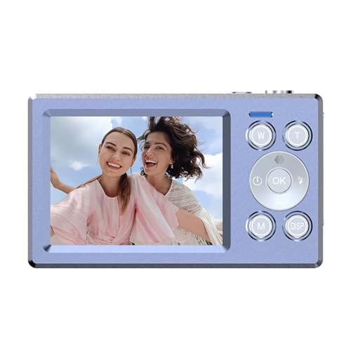 Caméra étudiante double écran 5000W en ABS bleu avec capteur photodiode rétro