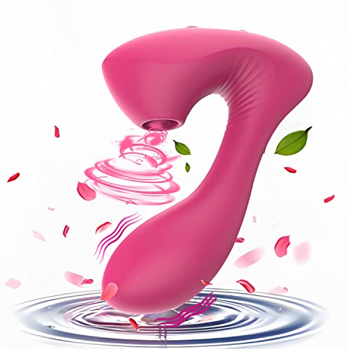 Badpa 2 in1 Silicona Masajeador Portátil, Ŝạtișfyęr Sųccîóñạdộr Mṳjêr pro 5 Con 10 * 10 Modos Vïbrâdőreshômrẹ Sêxùâl Mǔjér Côṋsølâdőr. Mújěr Vibrâciôṋ 100% impermeable Recargable USB Cover