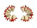 Miniblings Buntstifte Abrieb Ohrstecker Ohrringe Spitzer Späne Schule Einschulung Stift Zeichnen Malen Bleistift Holzspäne - Origineller Modeschmuck I Ohrringe Stecker Ohrschmuck