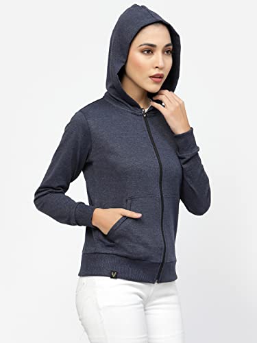 Image of UZARUS Women's Cotton Anthra Sweatshirt Hoodie