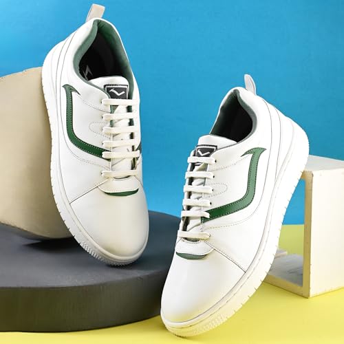 Image of Cruiser Men's Sneakers | Cushioned Insole Comfortable Shoes | Trendy & Stylish Modern Sneakers | Durable TPR Sole Casual Walking Footwear (2671)