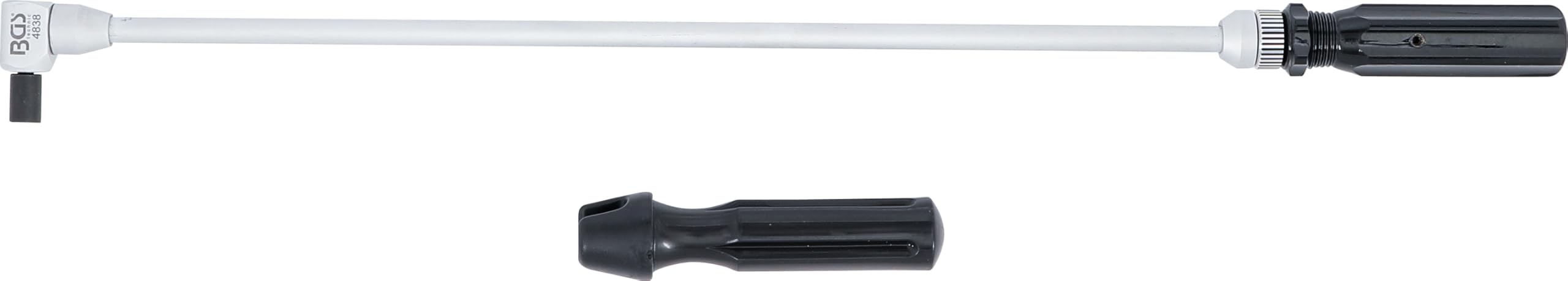 BGS 4838 | Cricchetto portainserti ad angolo | 480 mm