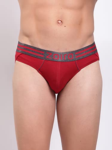Image of Zoiro Men's Cotton Blend Solid Sports Brief (Pack of 2) |Colours May Vary