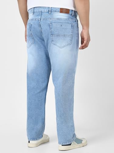 Image of Urbano Plus Men's Straight Fit Mid Rise Jeans