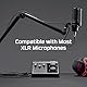 HyperX Audio Mixer – USB-C Audio-Interface mit XLR-/TRS-Kombibuchse, 3,5-mm-Eingang, 24-Bit/96 kHz Aufnahmequalität, 48 V Phantompower, Schwarz