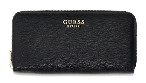 Porte-monnaie GUESS Amorette noir fini le désordre avec ce grand portefeuille zippé