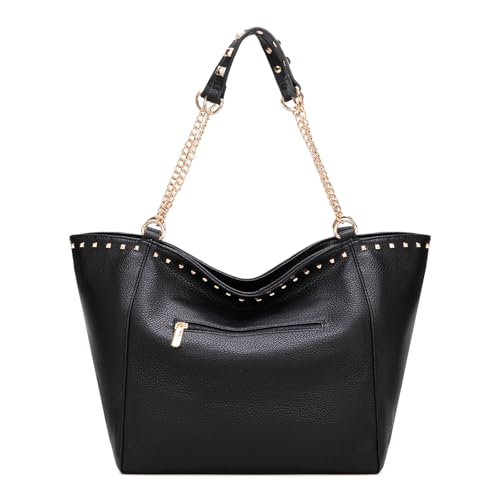 Bolso Tote Grande para Mujer Oversized con Cadena miniatura 5