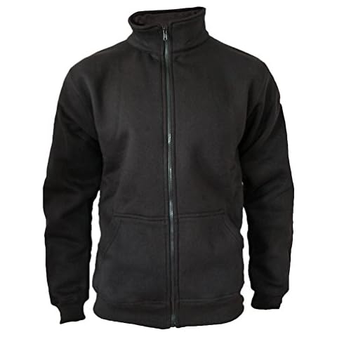 ROCK-IT Apparel I Chaqueta para Hombre sin Capucha I Sudadera Premium con Cremallera y Cuello Alto Cover