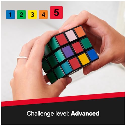 Image of Rubik's Cube, Impossible Cube, Advanced Color-Matching Puzzle, The Original Problem-Solving Brain Teaser Cube, Classic Color-Matching Puzzle, Fidget Toy, Sensory Puzzle for Ages 8 & Up