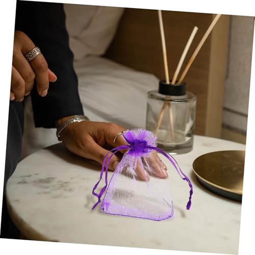 Unomor 100 bolsas de algodón para sachet de lavanda miniatura 3