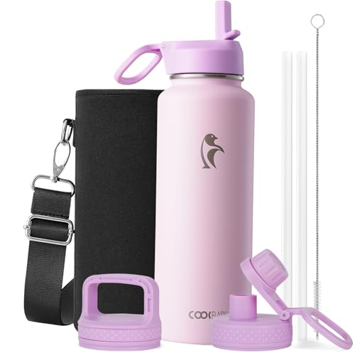 Coolflask Trinkflasche 1,2 l, isoliert mit...