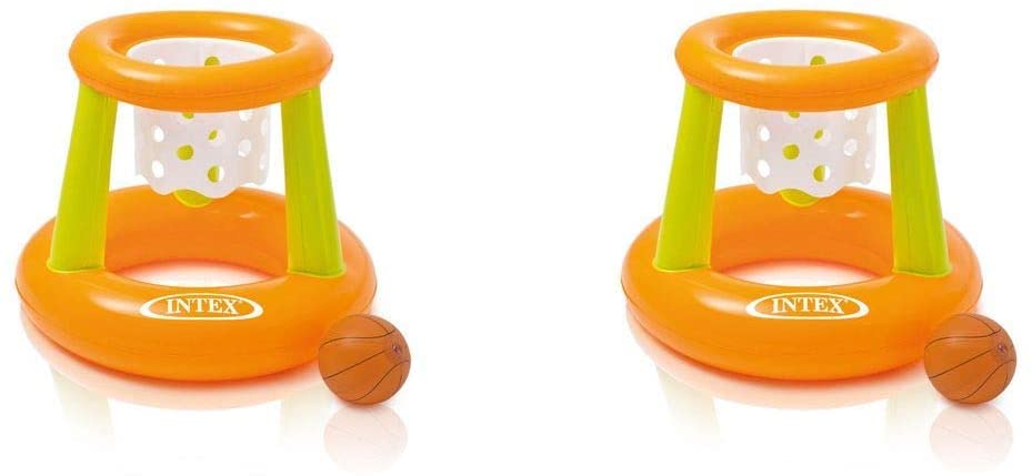 Intex Wasserspiel Floating Hoops, Mehrfarbig, 67 x 55 cm 2 St?ck