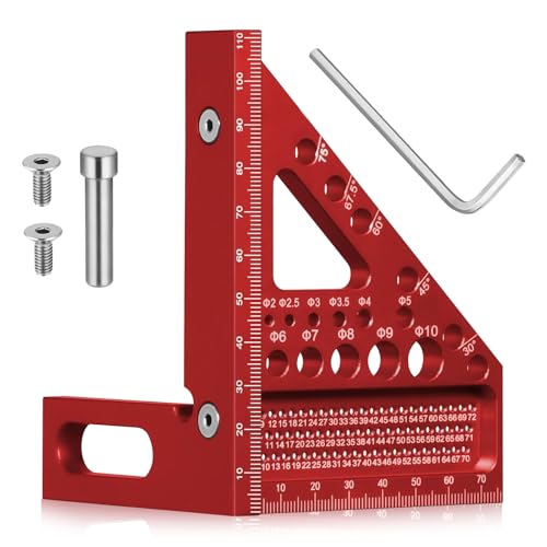 QINGYIWL Aluminum Carpenter’s Square – Durable and Multi-Angled