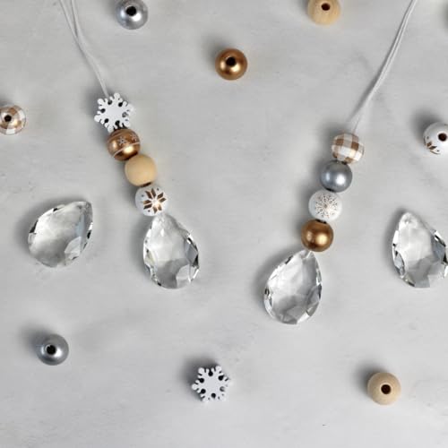 10x DIY Bastelset Sonnenfänger Kristall 38mm -...