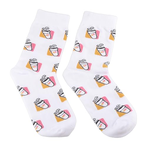 TSOTMO Donut Coffee Gift Coffee Donut Lover Socks Iced coffee Gift for Men Women (D Coffee Socks)2