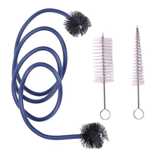 Toyvian -in-one Trumpet Cleaning Brush Set 3 Pieces Trumpet Mouthpiece Cleaner Casing Brush for Musical Instrument Care