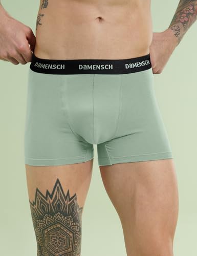 Image of DAMENSCH Men Solid Anti-Odour Peppermint Finish, Ultra Soft with Premium Shine EPP Classic Trunks
