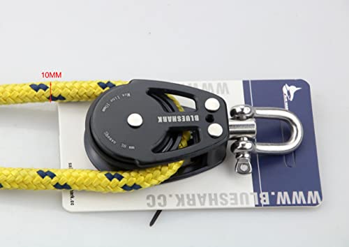 Blue Shark 2250-Sailing Pulley Blocks 38Mm Single Swivel (2-Pack) #TOP2