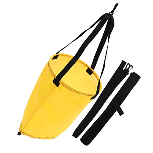 DECOMELODY Paracadute Di Resistenza Per Nuoto Kit Allenamento Piscina Cintura Adattabile Per Esercizi Stile Dorso a Gambe Attrezzatura Nuotatori Adulti