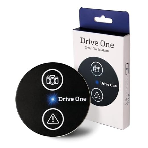 Needit Drive One Verkehrswarner das Original I Warnt vor Kontrollen und Gefahren im Straßenverkehr I Automatisch aktiv bei Smartphone Verbindung I Daten von BlitzerApp