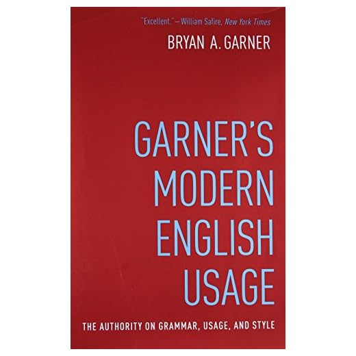 Garner's Modern English Usage