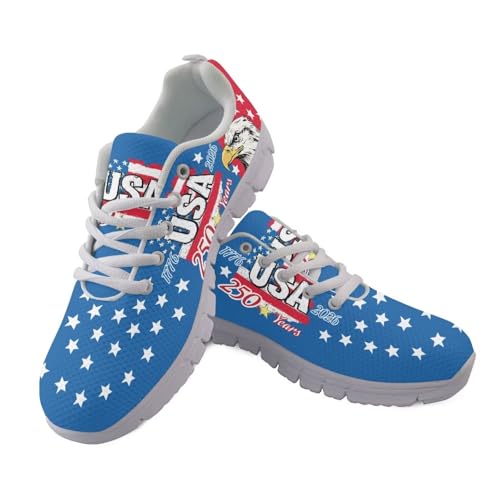 Image of GIFTPUZZ Mens Lace Up Athletic Trainers Running Sneakers Wedge Breathable Gym Lightweight Sports Tennis Shoes