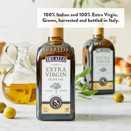 Aceite de oliva extra virgen DeLallo 6 botellas 16.9 fl oz miniatura 3
