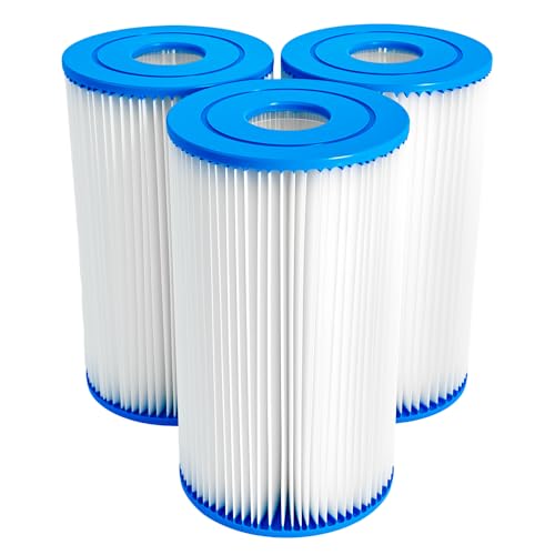 Gewxgzo Type B Pool Filter Cartridge Compatible with in-tex 2500 GPH Filter Pump for Above Ground...