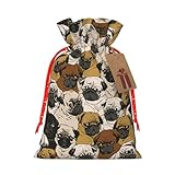 Photo Gallery imagen de pug print - sacchetto riutilizzabile con coulisse, perfetto per compleanni, anniversari e feste Photo Gallery imagen de pug print - sacchetto riutilizzabile con coulisse, perfetto per compleanni, anniversari e feste