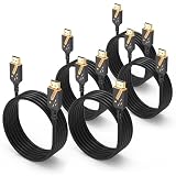 RyzzRooa HDMI 2.0 Cable 6FT, 5-Pack, 18Gbps, 4K@60Hz