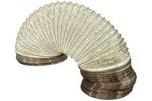 TheSafetyHouse 14in. x 25ft. Clear Flexible Ducting