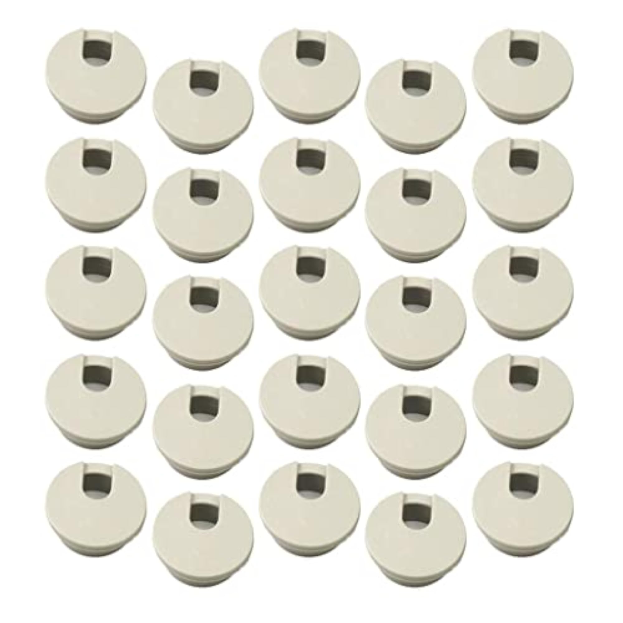 20x Computer Desk Grommet Cable Port, Wire Hole Cover