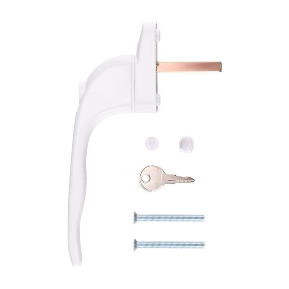WDWDW Window Handles Key Locking for Double Glazing Aluminum Alloy Door Turning Locks Universal