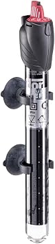 Hydor THEO 100 W Aquarium Turtle Tank Heater, Submersible, Anti-Thermal Shock, Shatterproof, with Graduated Scale and Suction Cups, Black