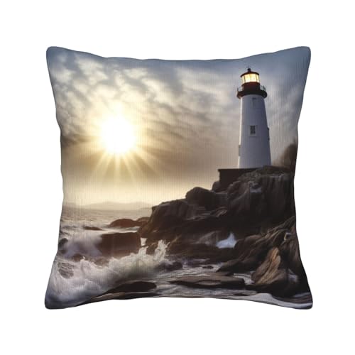 Housse de coussin en velours côtelé décorative 50 cm - 3