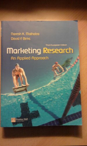 Marketing Research: An Applied Approach