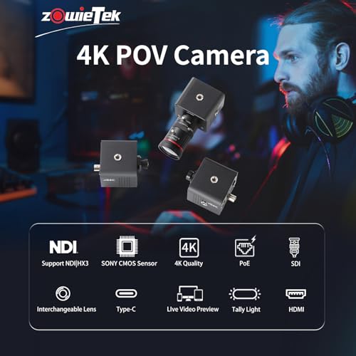 ZowieBox Encodeur Décodeur HDMI NDI 4K et Caméra ZowieCAM