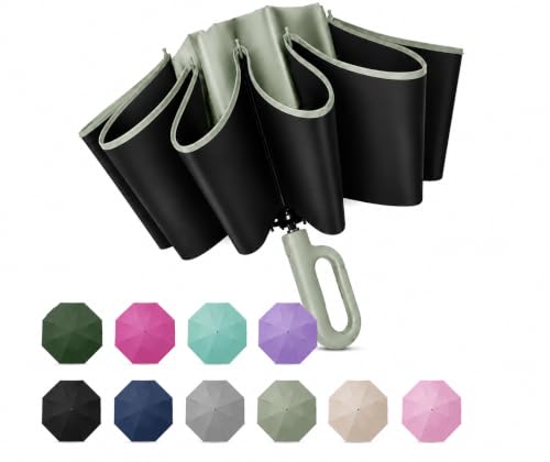 Image of Umbrella for Women | Umbrellas for Men | UV Coated 3 Fold Umbrella for Rain with Auto Open and Close Small Folding Travel-Foldable Windshield
