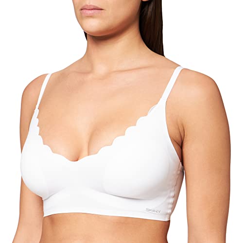Bustier Skiny Micro Essentials opaque blanc taille 40 douceur seconde peau premium