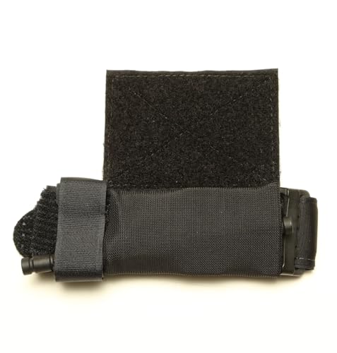 Esstac Elastic Tourniquet/TQ Holder with Hook & Loop Fastener (Black)