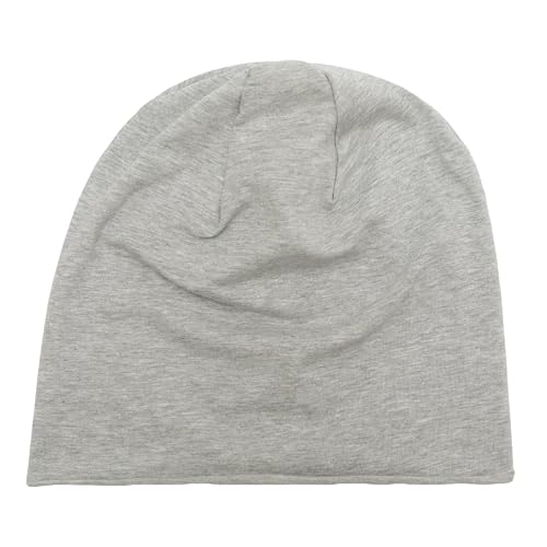 Image of ZLYC Cotton Thin Slouchy Beanie Hat for Men Women Fashion Soft Stretch Knit Skull Cap