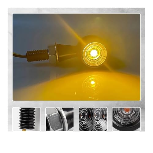 Clignotant LED moto universel indicateur arret 12V 8mm