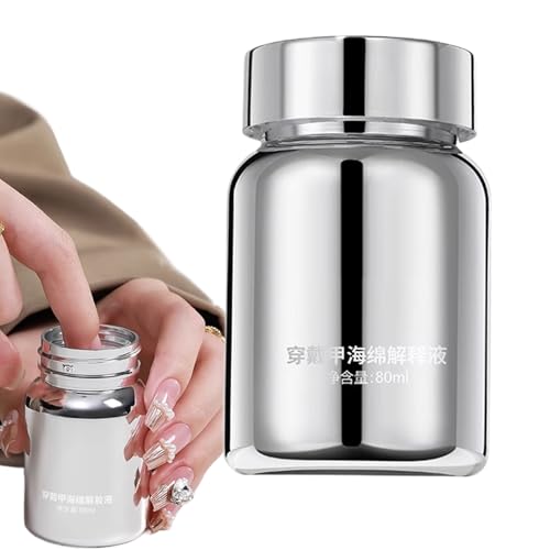 Removedor de pegamento para uñas | contexto | para uñas postizas y presionar sobre uñas | fórmula y vitamina E - Eliminador de uñas falso con escuelas de cutículas Kit de herramientas