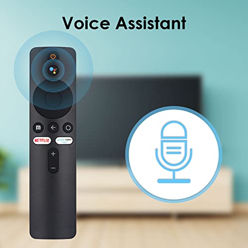 DERCLIVE Replacement Remote Controller Voice Remote for Mi Smart TV Box S, Black, As shows - Image 2
