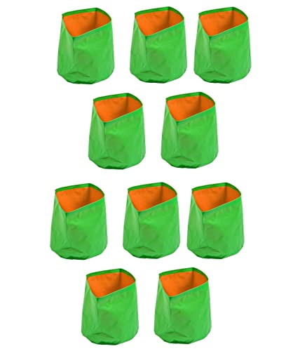 cocogarden Terrace Garden Vegetable Green Grow Bags 12 X12(Pack of 10) cocogarden Terrace Garden Vegetable Green Grow Bags 12 X12(Pack of 10)