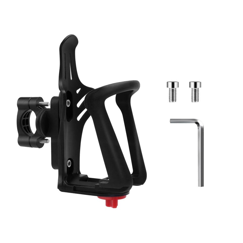 Portabottiglie per bicicletta, rotazione a 360 gradi, senza viti, portabottiglie per bicicletta, per moto, scooter, ebike, passeggino