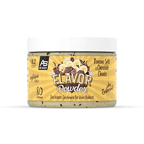 All Stars FLAVOR POWDER Banana-Split & Chocolate I 1 Dose à 240g I Dein Extra an Geschmack für Speisen und Getränke!
