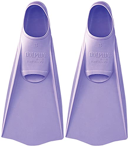 AQA KF2118K Marine Sports Fin Dolphin Color, Purple (16), M